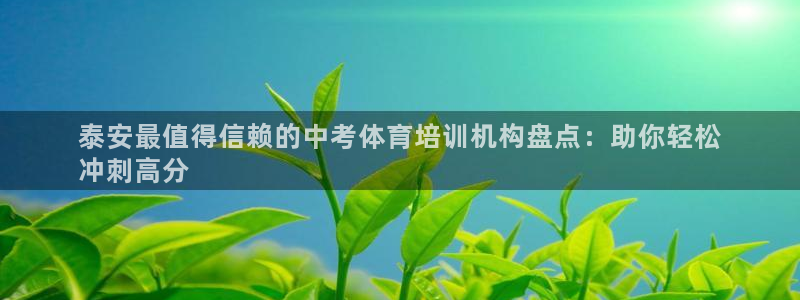 欧陆娱乐官网首页：泰安最值得信赖的中考体育培训机构盘